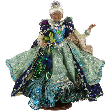 Mark Roberts Christmas African American Madame Peacock Claus